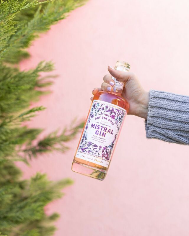 Handcrafted rosé gin, quality gin MistralGin high-end 
